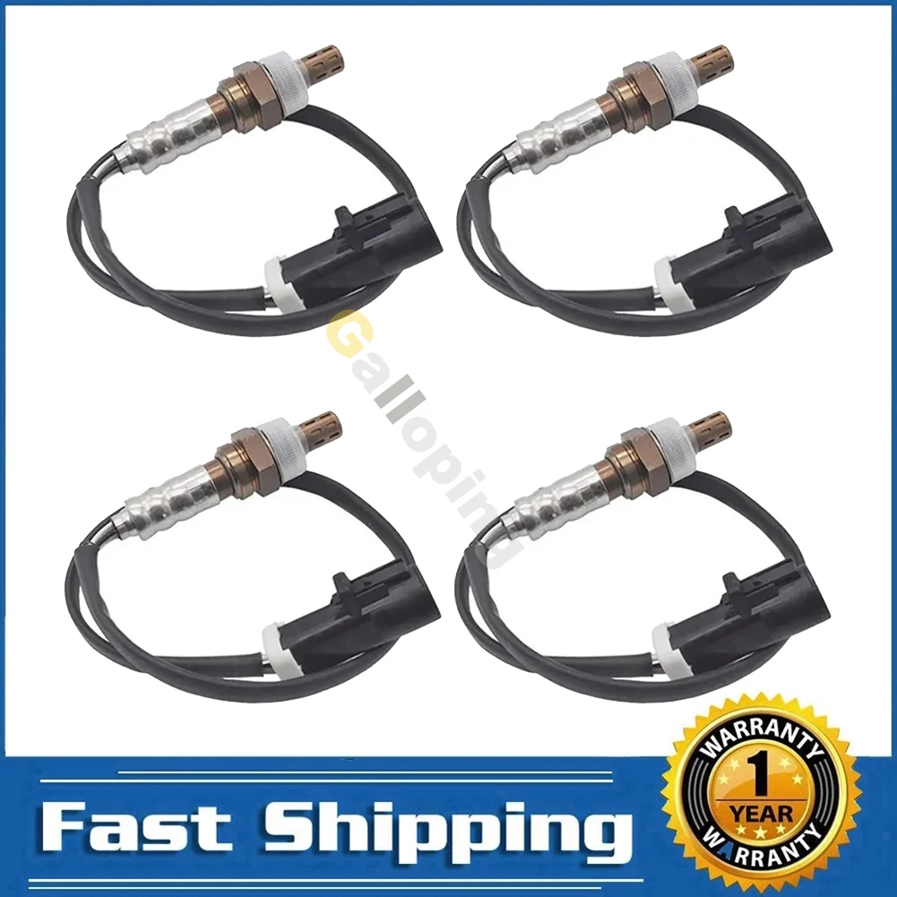 4x O2 Oxygen Sensor 1 2 Bank 1 2 for Ford Explorer 2002 2003 2004 4.0L Mercury Mountaineer 2003 4.6L 4 Wires Upstream Downstream