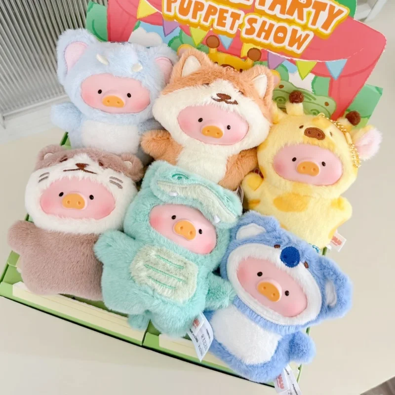 

Оригинальная серия Lulu Pig Animal Party Forest Theater, слепая коробка, загадочная коробка, коллекция аниме-фигурок, украшения, подарки на заказ для детей