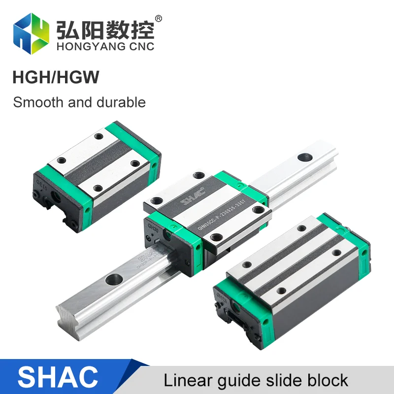 SHAC linear guide sliders and high-precision low-friction ball guides can be used in automated production lines