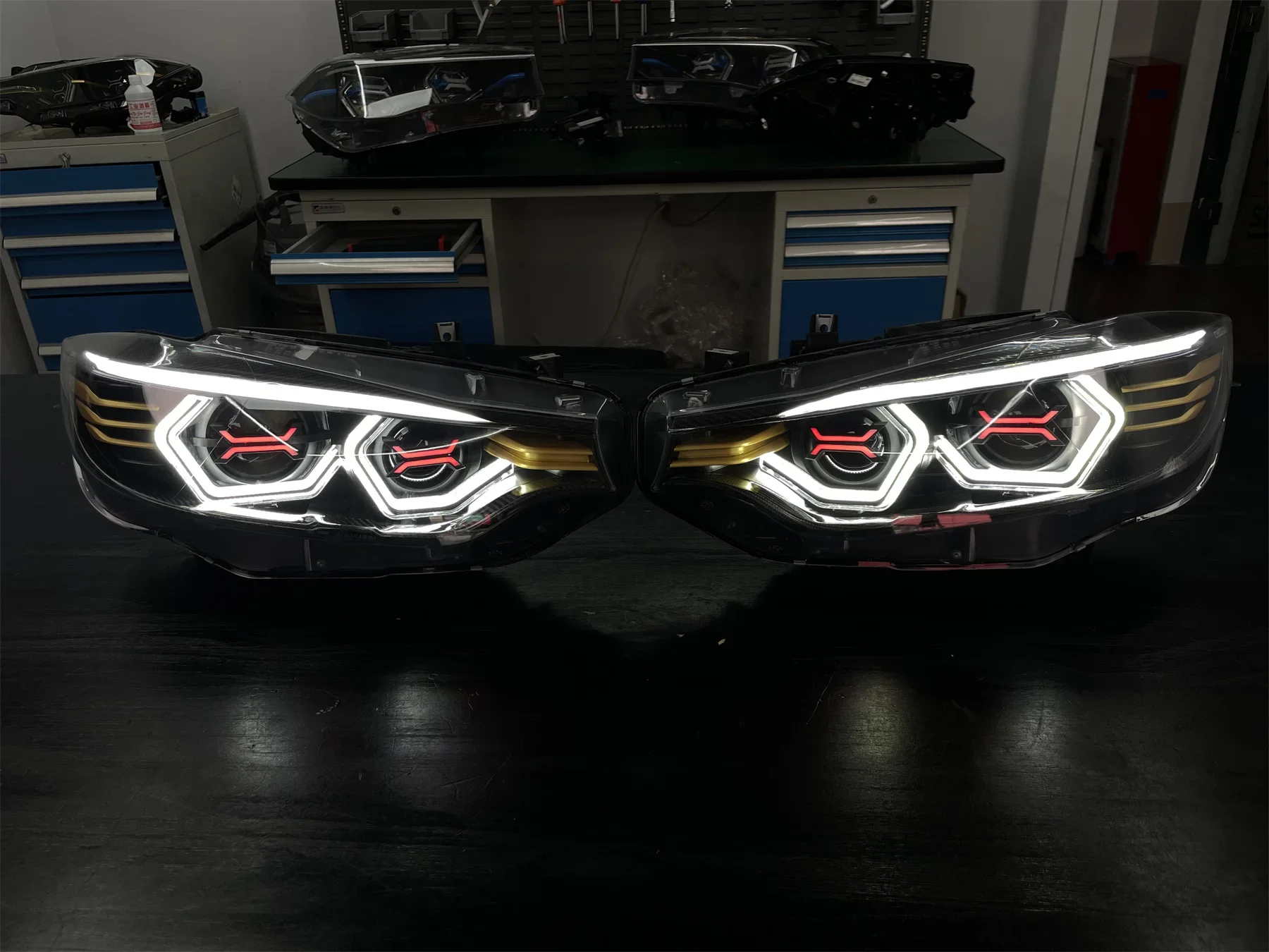 

LED Headlight Headlamp for BMW F33 OSS DRL Daytime Running Light High low beam Turn signal