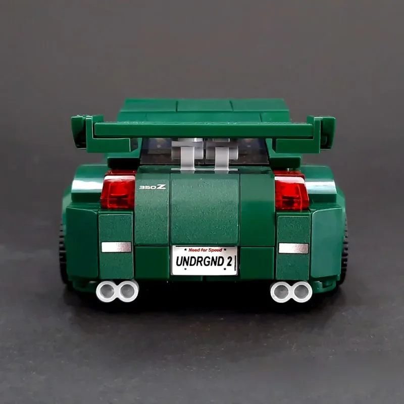 MOC-151905 New Classic NFSU350 Urban Sports Racing Car Building Block Model 341 Pieces Boys' Children's Birthday Toy Gift