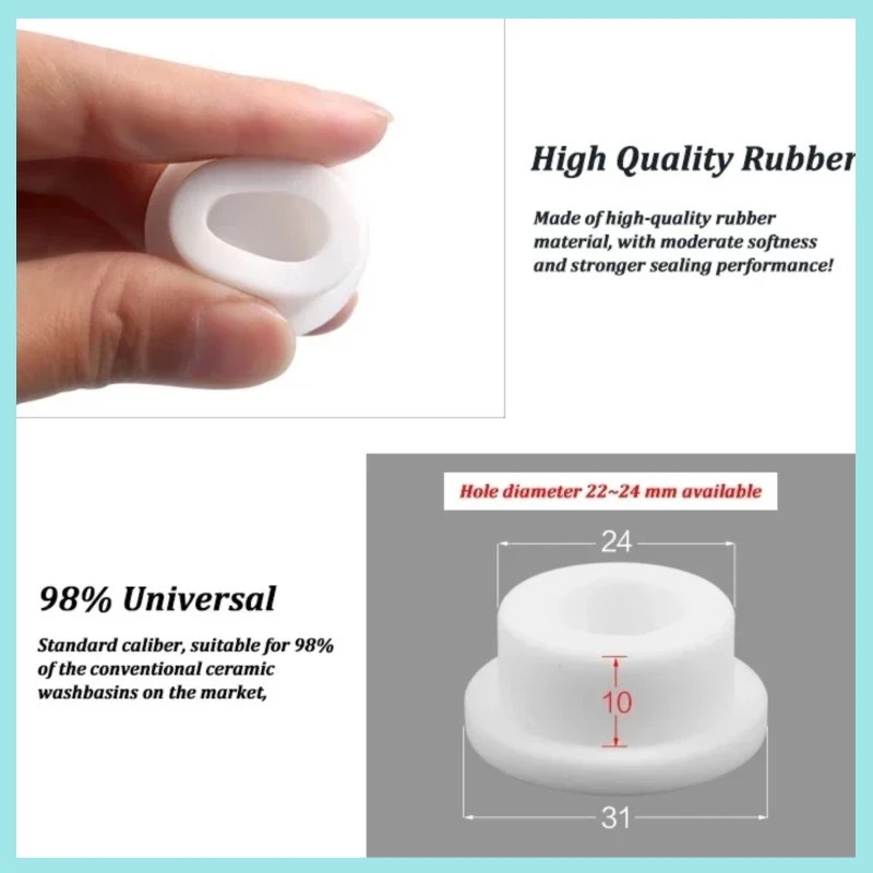 2/4/8/16pc Bathroom Rubber Wash Basin Overflow Ring Kitchen Sink Washbasin Drain Seal Stopper Bathtub Drain Cap Plug Accessories