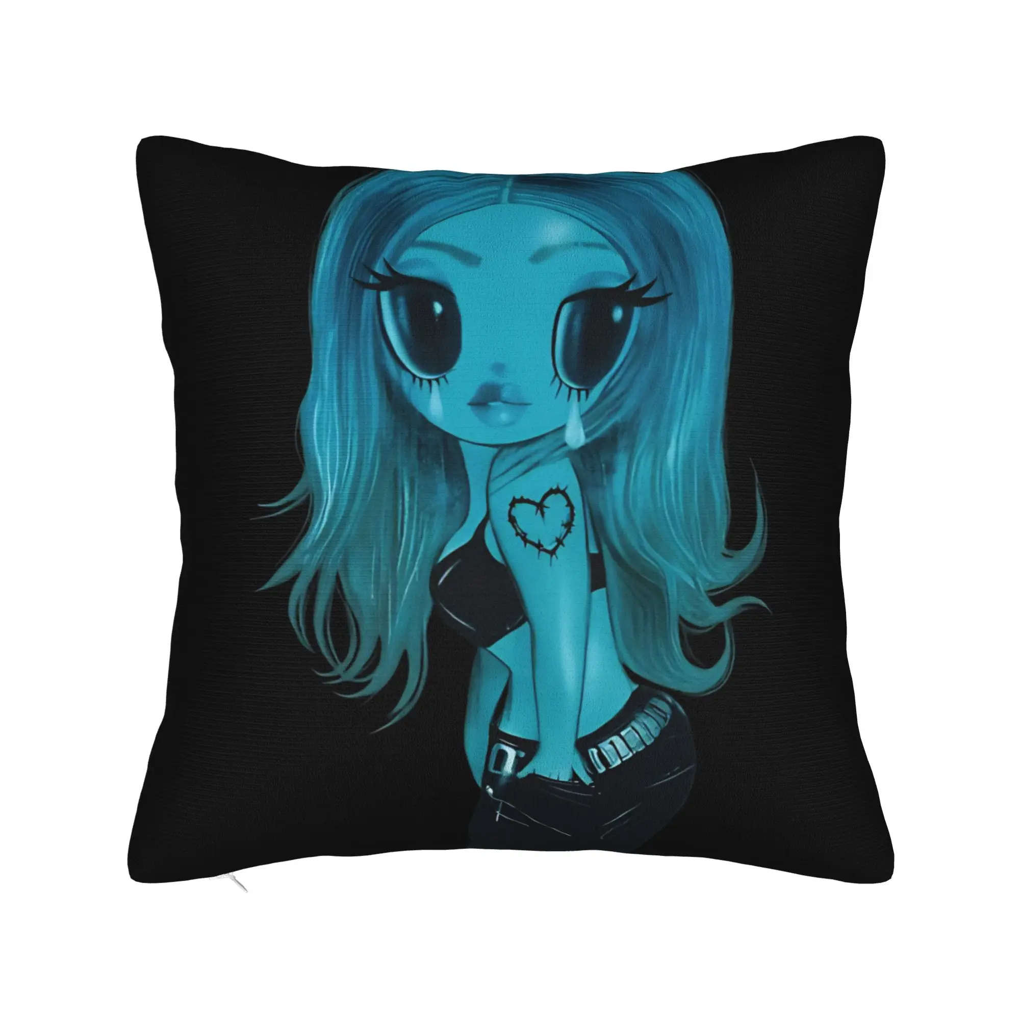 Karol G I Don't Regret Feeling So Much  Pillow Case  Square Pillow Cover For Living Room Bed Chair Morden Cushion Cover