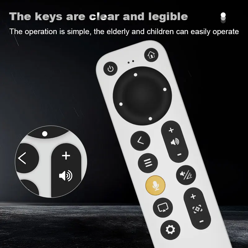 Télécommande de projecteur Dess pour C4 C5 Pro avec bouton vocal