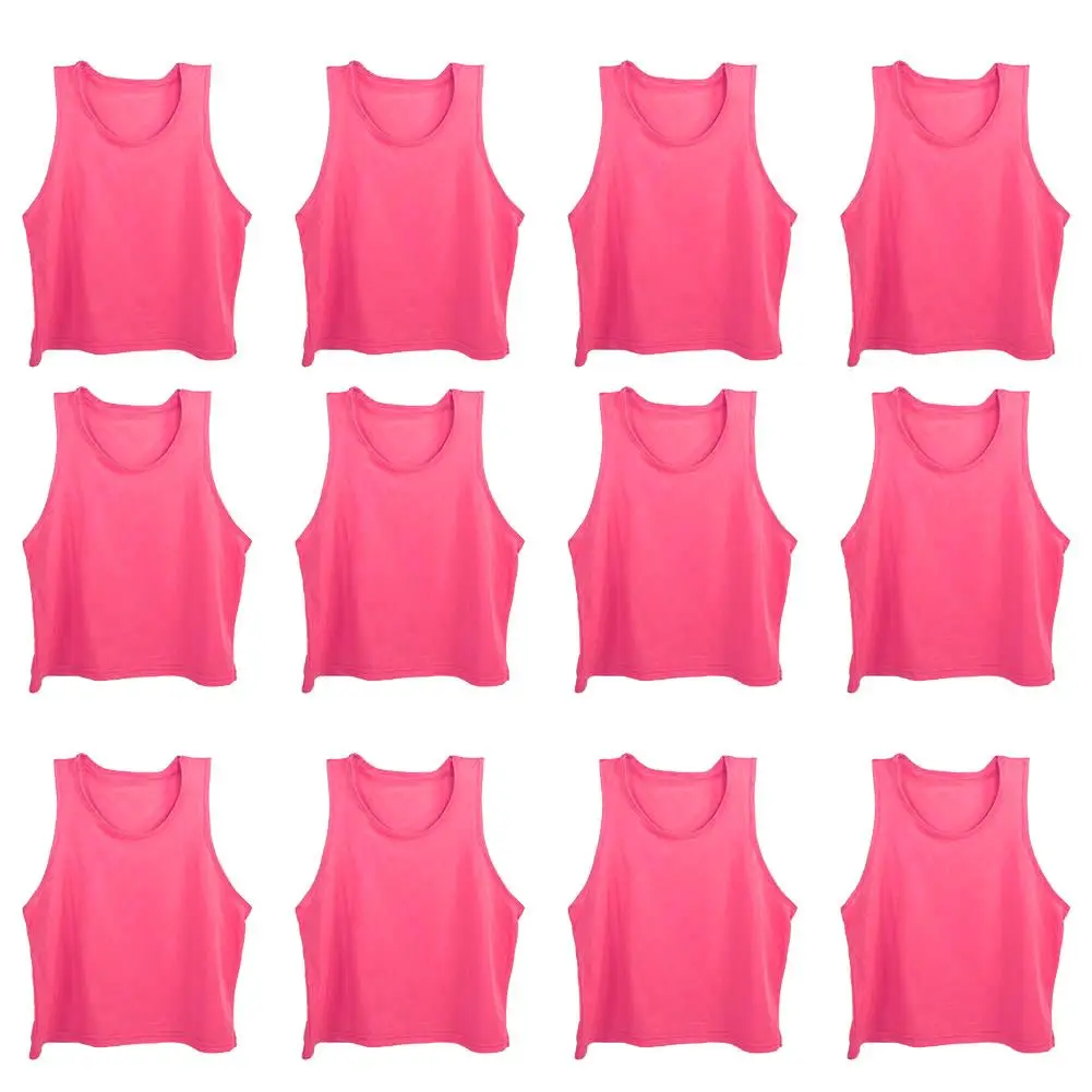 

12pcs Quick Drying Kid Soccer Training Vest Football Jerseys Sports Scrimmage Practice Pinnies