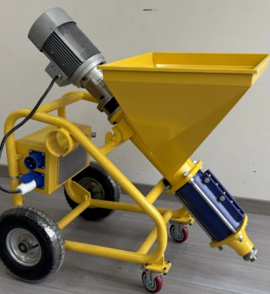 Hot Sale Mobile Electric Wall Sprayer Multifunctional Cement Mortar Putty Gypsum Spraying Machine