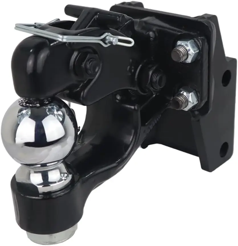 

Комбинированный ринтовый крючок с шариком для сцепления и крепежной пластиной, включает в себя шарик 2–5/16 дюйма.