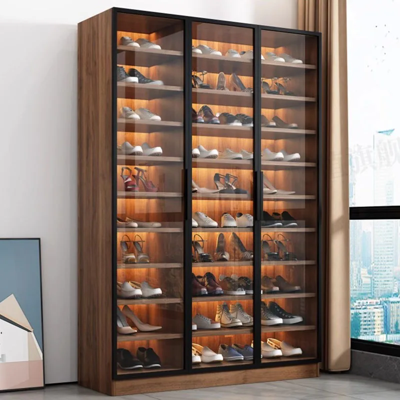 Minimalism Cheap Shoe Cabinet Storage Organizer Shelf Closets Armables Light Luxury Shelf Interior Archivadores Hotel Furniture