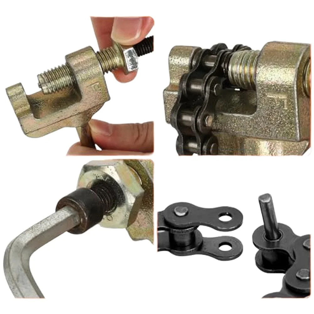 Chain Cutter Chain Breaker Tool Workshop Repair Rust-resistant Finish Easy Operation For Road And Mountain Bikes