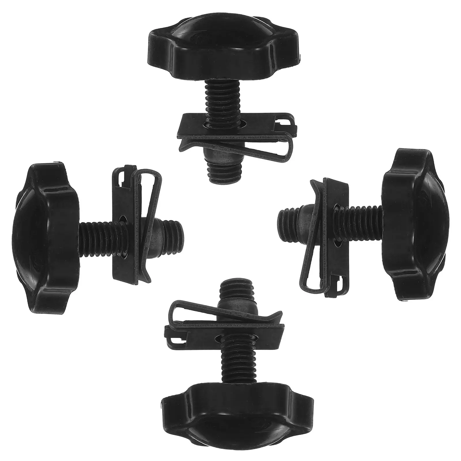

1Set Anti-Theft Motorcycle Saddlebag Screws Black Metal Security Bolts Retro Design for Luggage Case Side Bag Fasteners