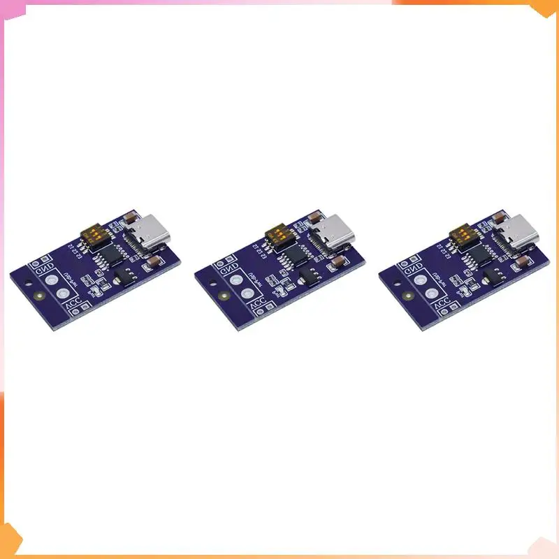 B94A 3X Type-C QC AFC PD2.0 PD3.0 To DC Spoof Scam Fast Charge Trigger Detector USB-PD Notebook Power Supply Change Board