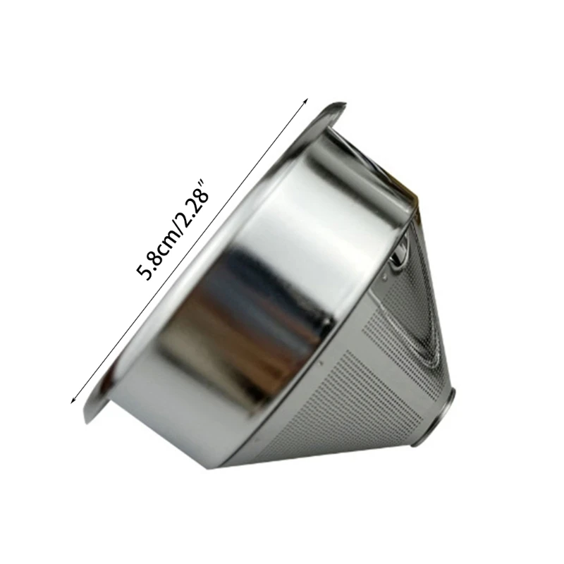 M2EE – poignée Machine à café en acier inoxydable, bol à poudre, panier filtrant durable, facile à nettoyer pour Machine à