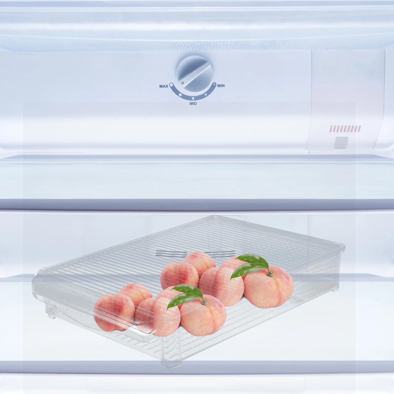 

Stackable Fridge Storage Container Reusable Refrigerator Organizer Bin Large Capacity Food Storage Box For Home Kitchen
