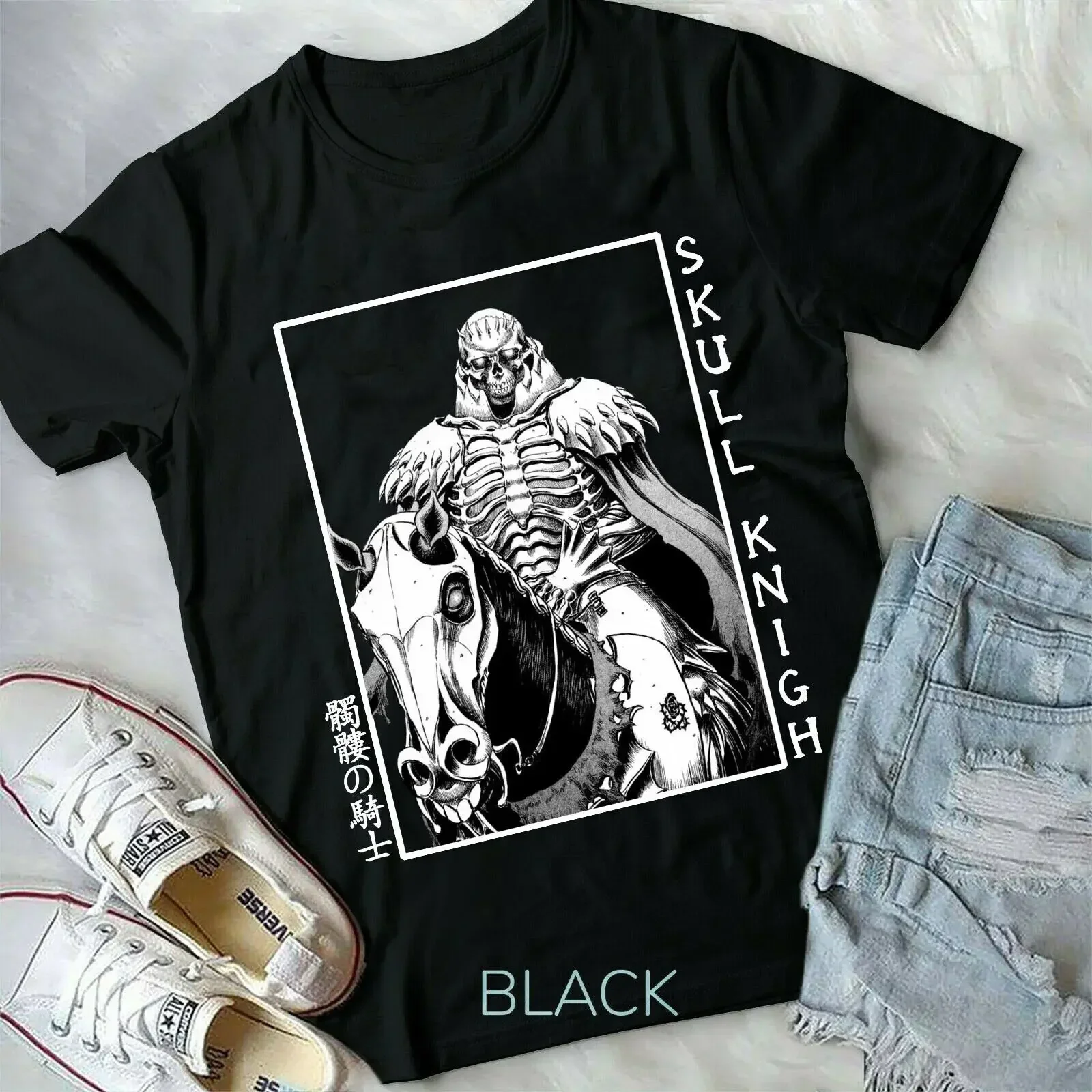 Skull Knight merch,shirt berserk