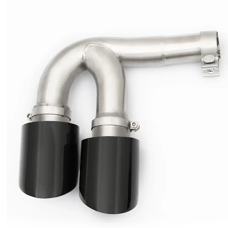 

Exhaust Tips Carbon Fiber Exhaust Tips Stainless steel Exhaust Tailpipe for VW Tuareg 2018-2022 Customs Logo Manufacturing