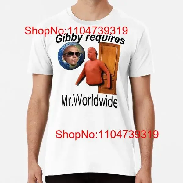 يتطلب Gibby تي شيرت Mr Worldwide S إلى 5XL المصنوع في الاتحاد الأفريقي والولايات المتحدة الأمريكية تي شيرت عتيق مغسول وناعم ومتعدد الاستخدامات ملابس الشارع الشهير