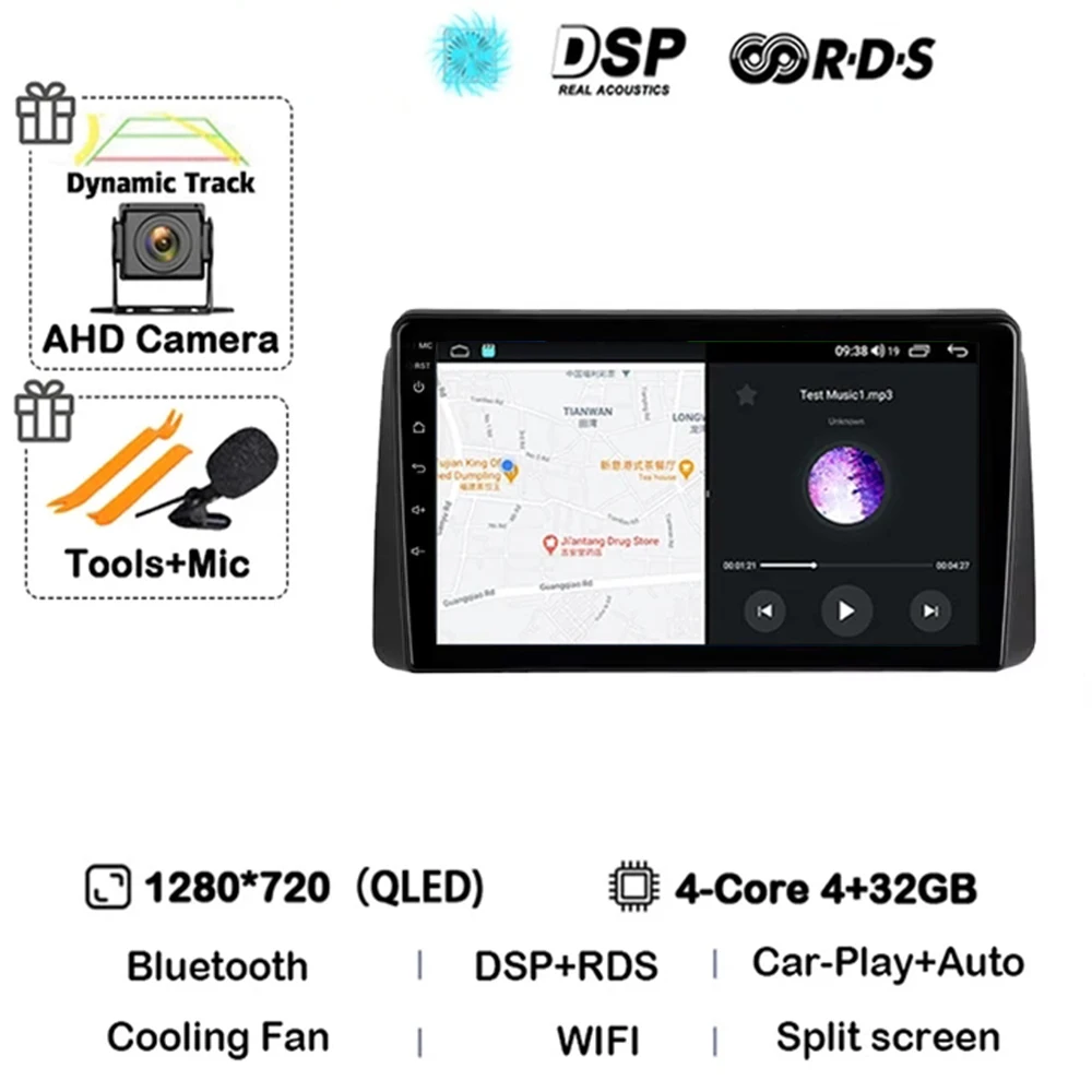 NONE Android 15 Auto-Player-Navigations-Multimedia für Chrysler Grand Voyager 5 2011–2015 für Dodge Grand Caravan 2008–2020 2DIN DVD 8
