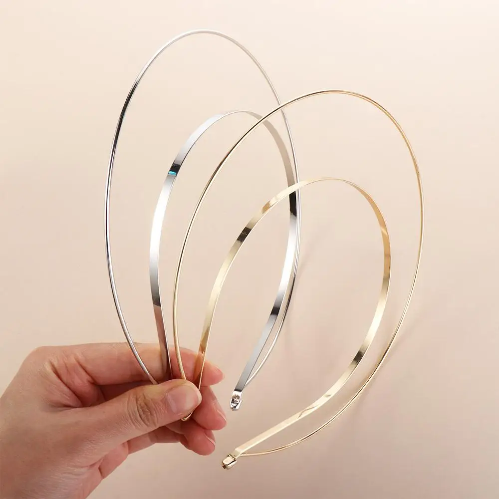 

Bridal Wedding Headband Non Slip Hairbands Metal Band Headpiece Korean Hair Hoop Thin Women DIY Headband Halo Hair Crown