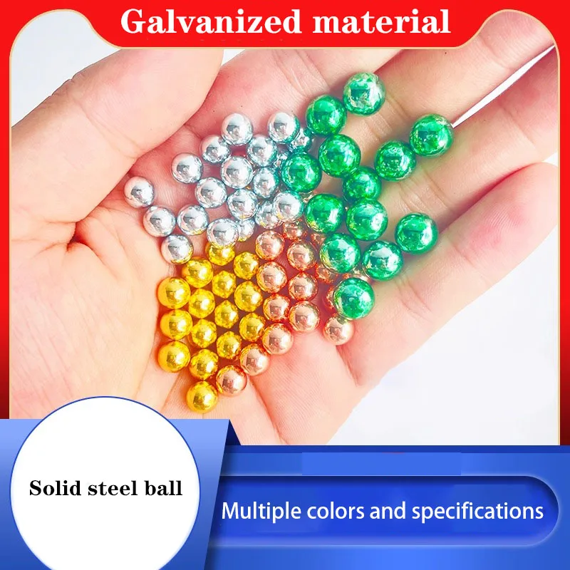 Colored glossy mirror plated stainless steel precision steel ball 5/6/7/8/9/10mm precision bearing wear-resistant