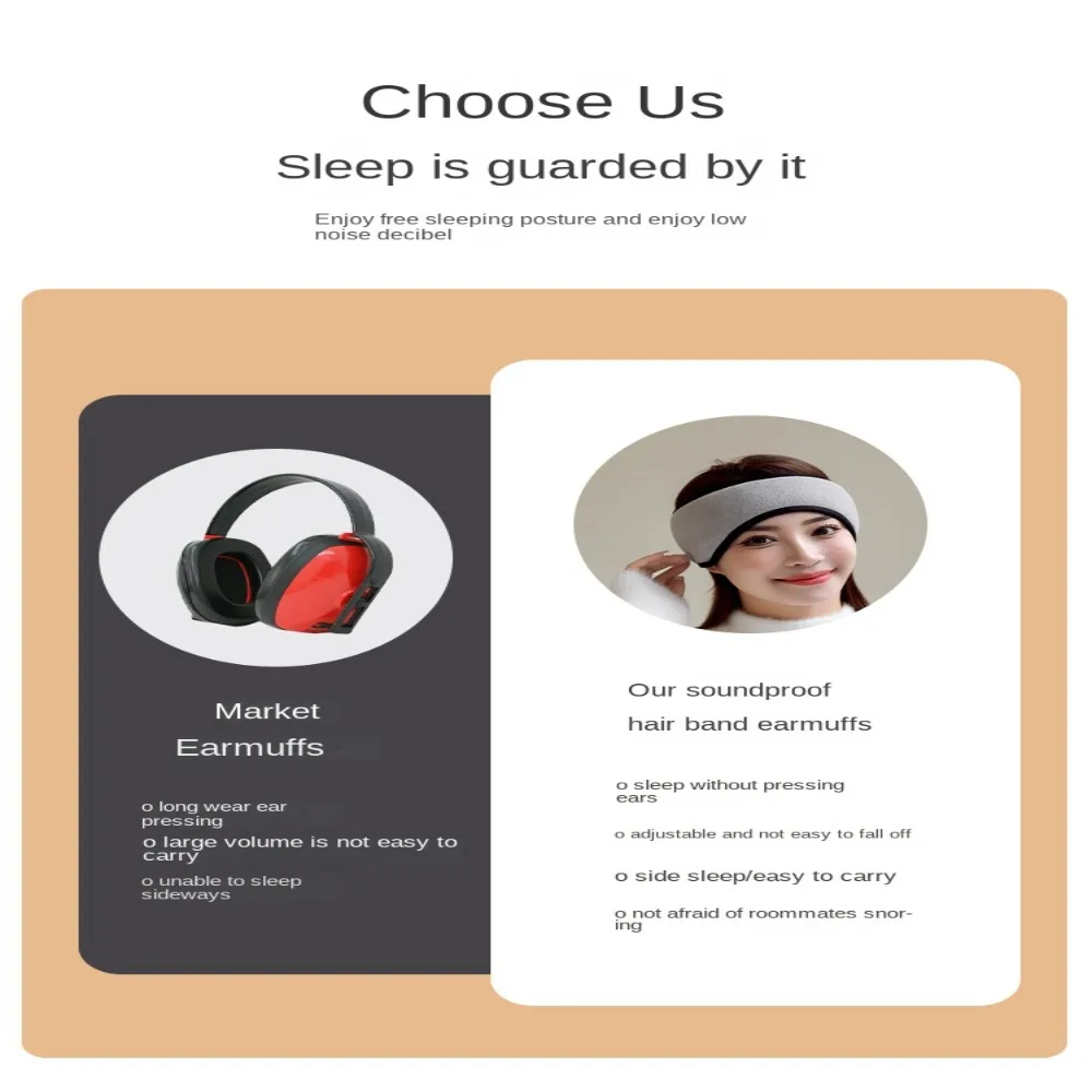 Coldproof Soundproof Earmuffs Windproof Comfortable Women Lady Ear Muffs Sleeping Noise Reduction Earflap Eyes Bandage New