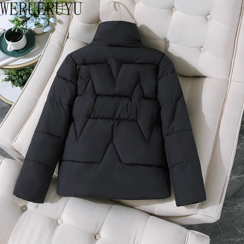 Women Winter Jacket Stand Collar Outerwears Parkas Woman Clothing Korean Fashion Casual Outdoor Clothes Winter Coats Woman 2024