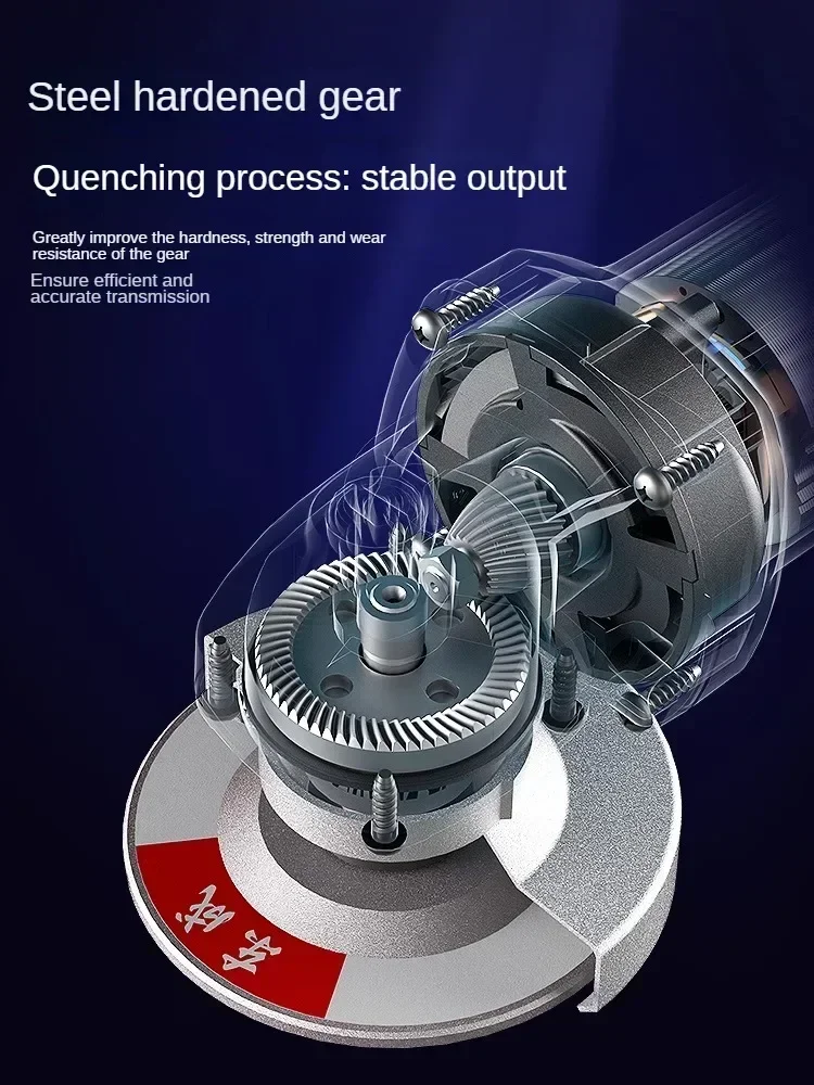 220V Professional Electric Angle Grinder for Grinding, Polishing and Cutting Power Tools