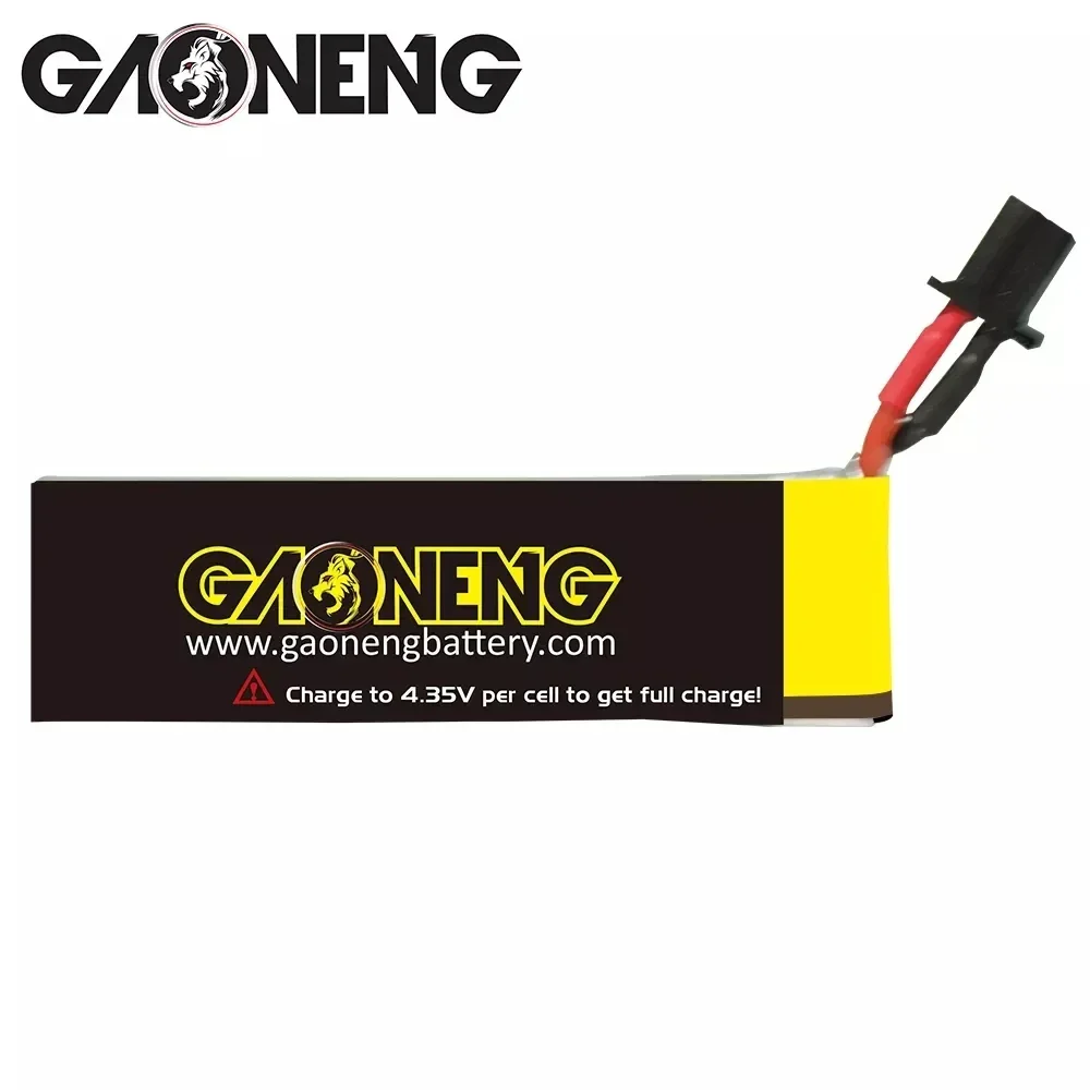 GAONENG GNB 리포 배터리, 미니 쿼드 FPV 드론용, XT30 PH2.0 GNB27 플러그 커넥터 포함, 530mAh 1S1P 3.8V 90C, 5 개