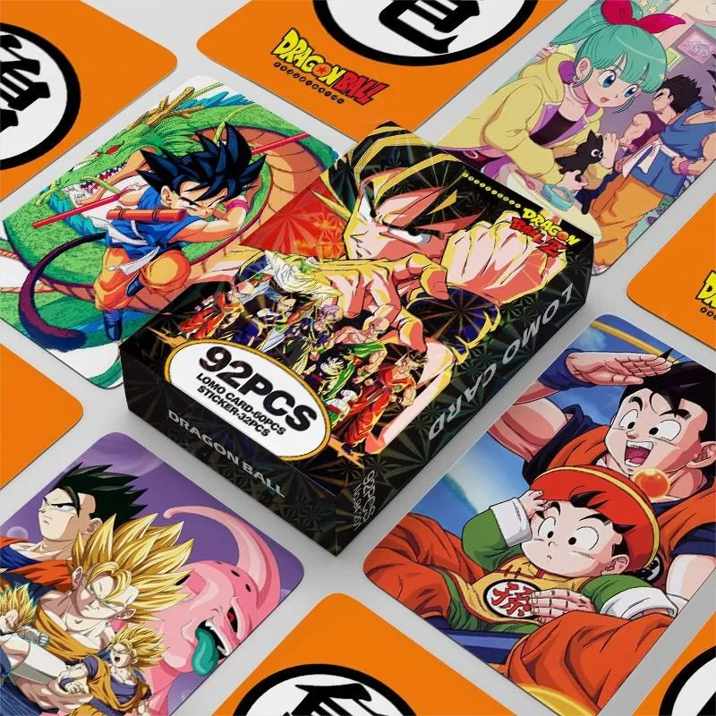 Dragon Ball Sun Wukong Personalized Photo Cartoon Animation Peripheral Small Card Collection Card Greeting Card Sticker