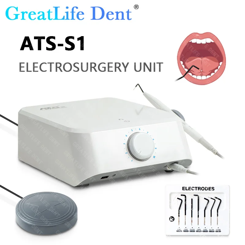 GreatLife Dent  ATS-S1 40W High Frequency Electric Knife Oral Surgery Dental Machine  Dental Electro Surgery Electrosurgery Unit