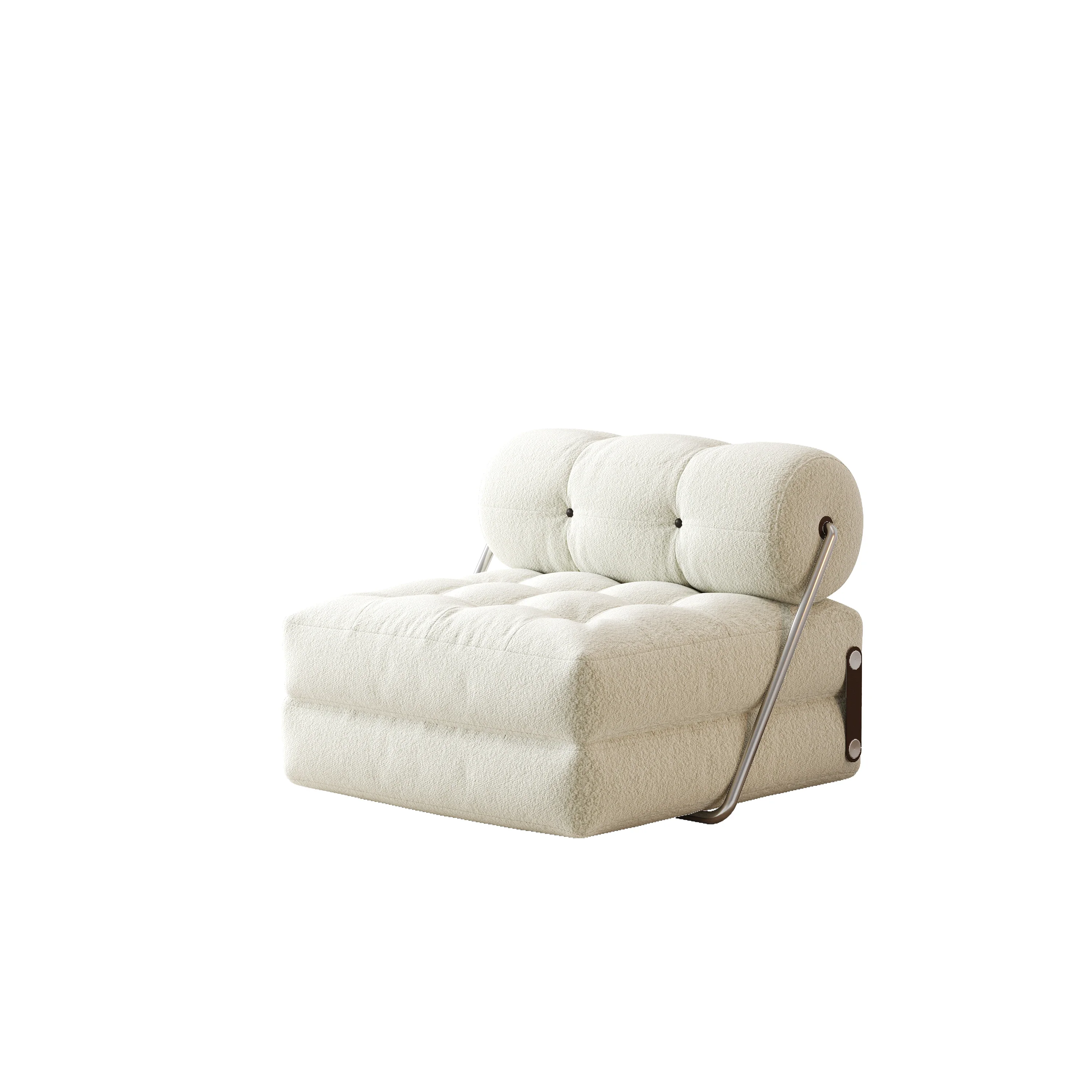 #Tufted Modular Reclining Sofa Couch Sponge Filled Fabric Upholstery Modern  Leisure Corner Living Room  Compressed Sofa