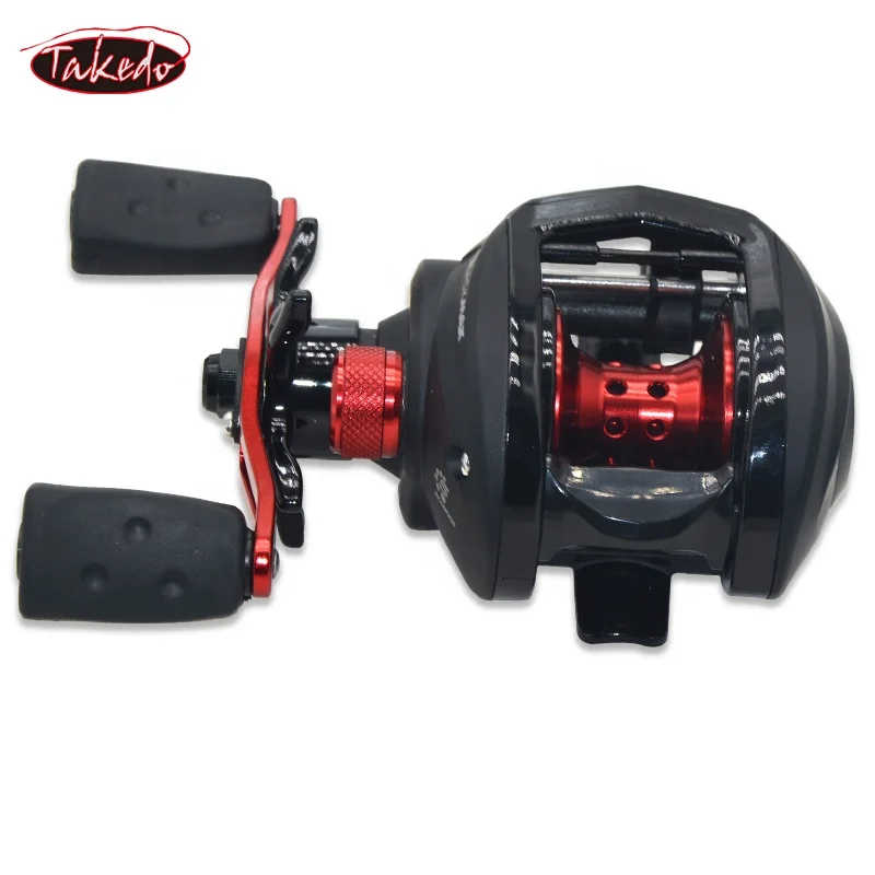 TAKEDO ST02 Fishing Reel Drum Wheel 6.4:1 Gear Ratio Saltwater Fishing Wheels 8KG Max Drag Casting Reels All For Fishing