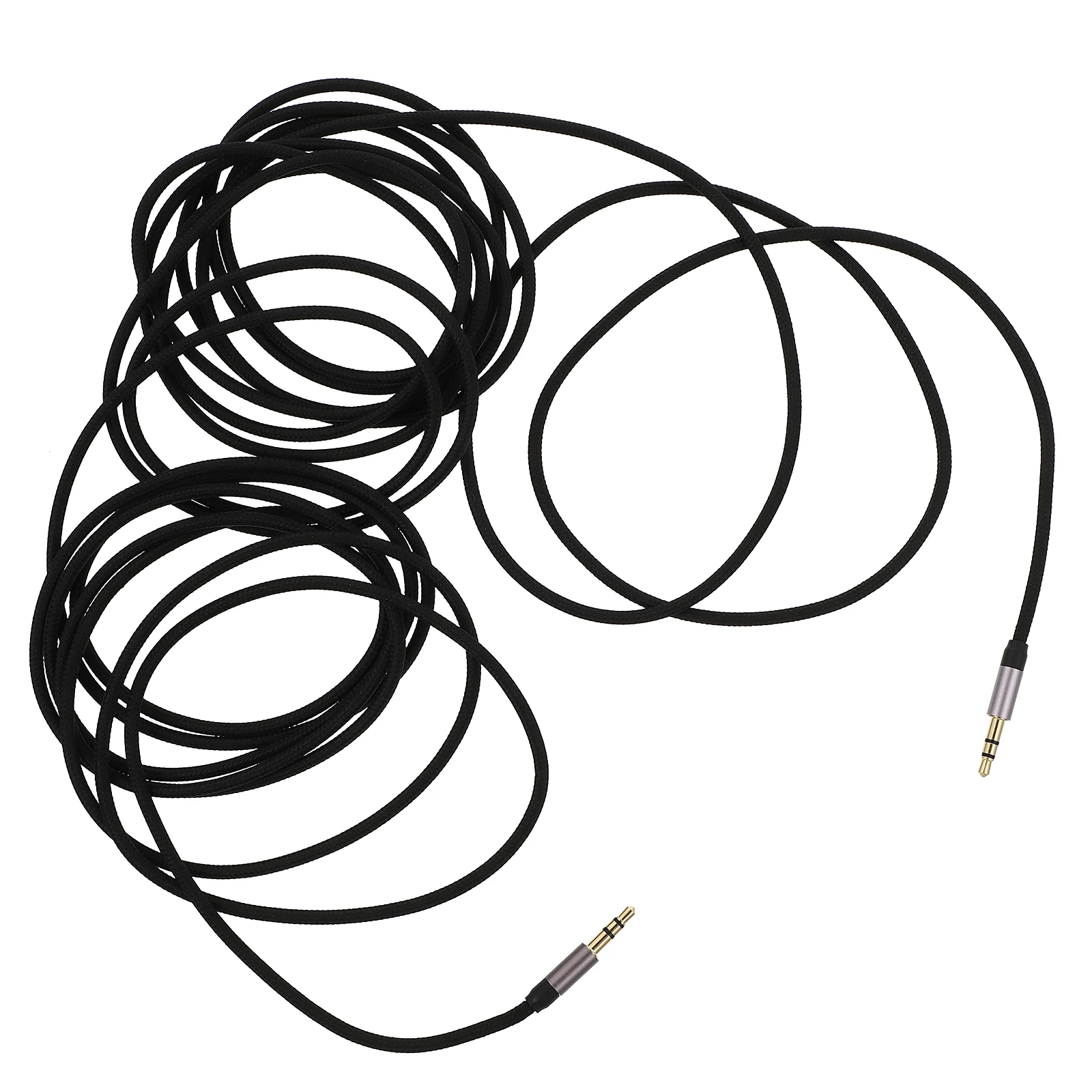 

High Quality 3.5Mm Male To Male Stereo Audio Cable Aux Cord For Headphones Phone Tablets Laptop Durable Nylon Copper Wire With