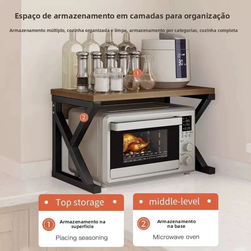 Etagere-de-rangement-de-cuisine-minimaliste-moderne-support-pour-four-a-micro-ondes-trois-niveaux-plateau-en-plastique-design-antiderapant-drainable-et-detachable