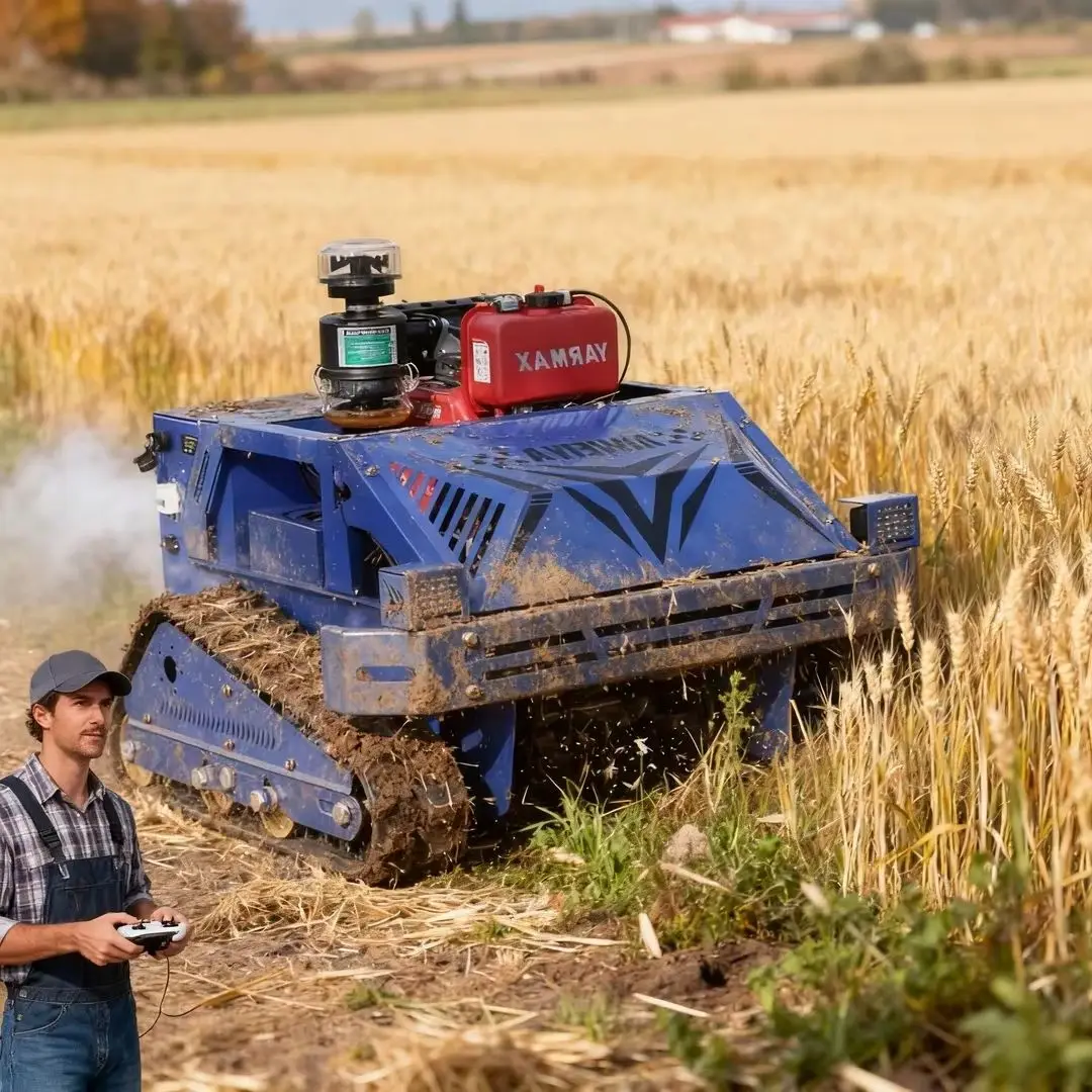 

Индивидуальная роботизированная газонокосилка-измельчитель с дистанционным управлением для дома, фермы, сада, газона, для стрижки травы, измельчения и уборки снега