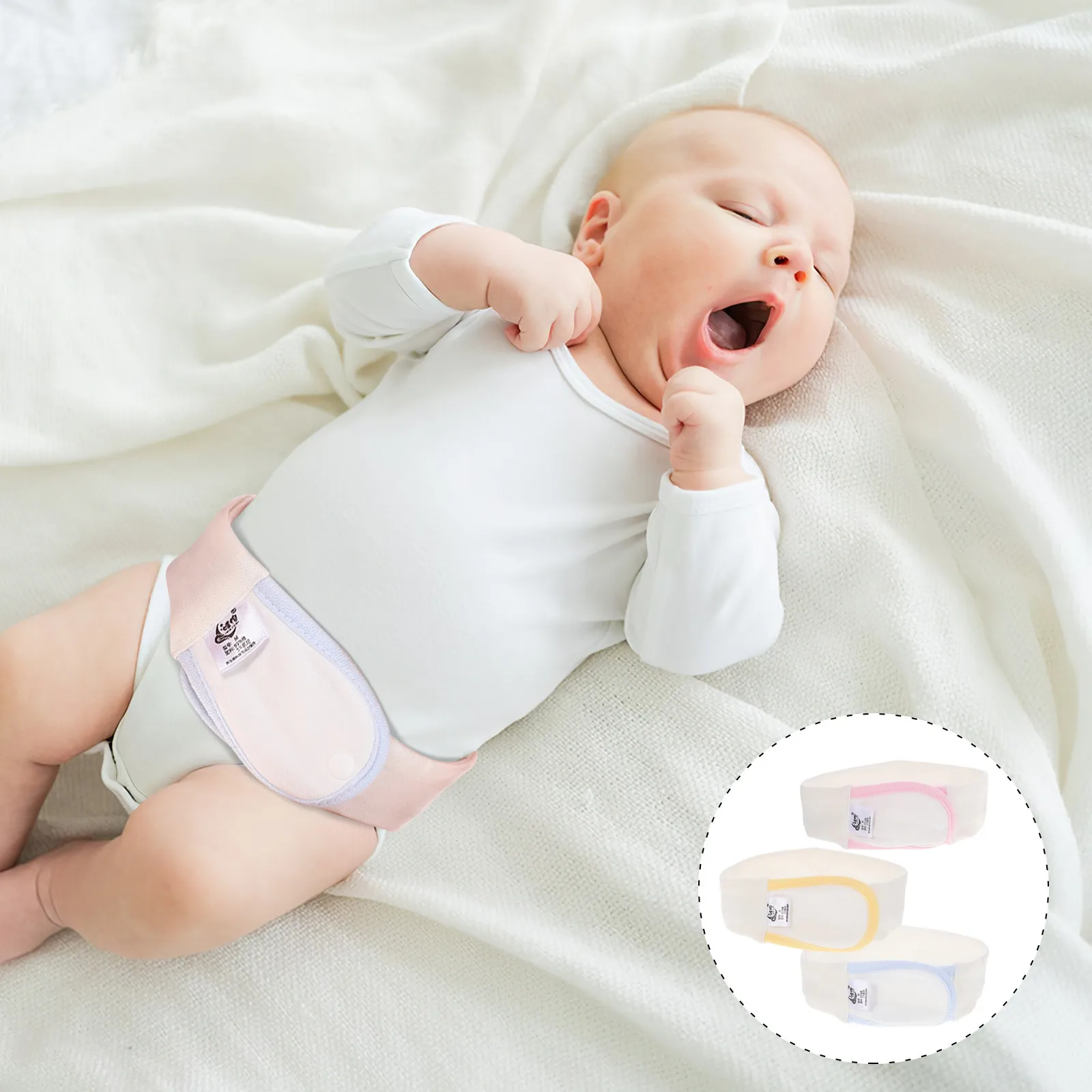 

Комплект из 3 фиксаторов-ремней для подгузников: эластичные крепежные ремни для малышей, фиксаторы для подгузников, детские товары