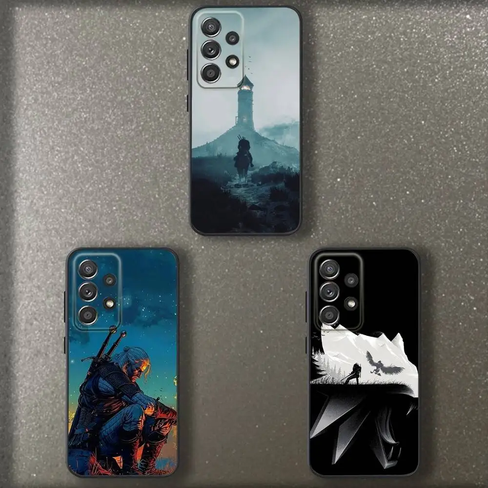 

Game The W-Witchers Phone Case For Samsung S 25,24,23,22,30,21,10,9,Ultra,Plus,Lite,FE,4,5 G Soft Black Case
