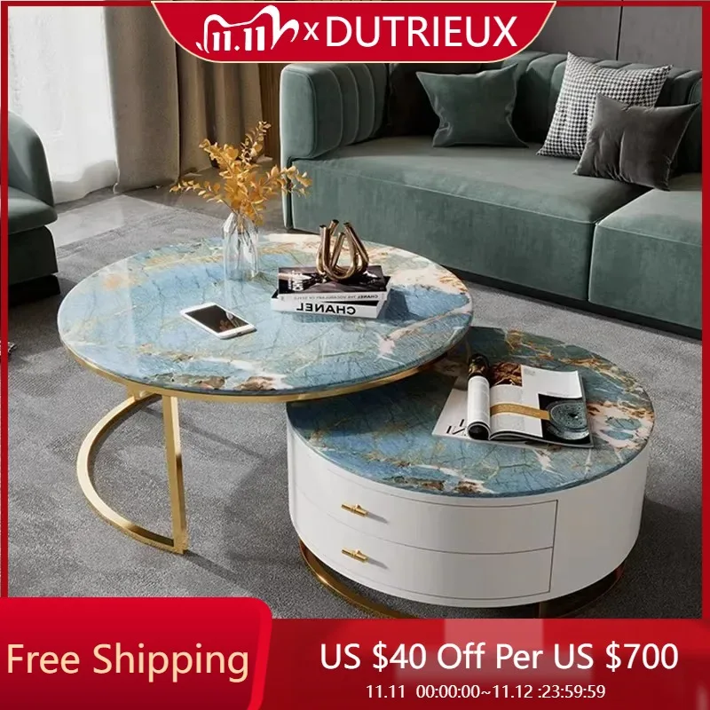 

Designer Nordic Coffee Tables Modern Storage Luxury Simple Aesthetic Drawers Coffee Tables Unique Service Couchtisch Home Decor