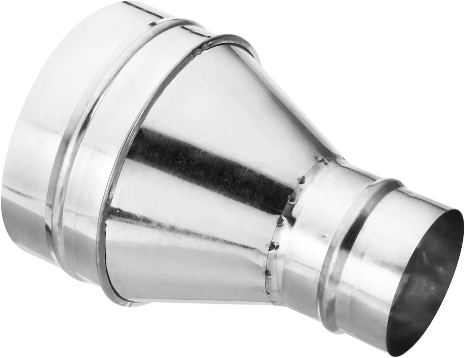

6 Inch to 3 Inch Round Duct Reducer Increaser Connector, Galvanized Steel Adapter for Ventilation Systems