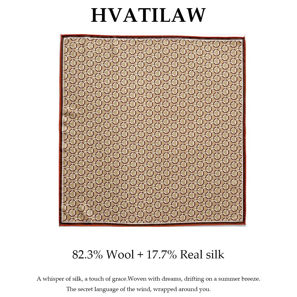 

100% Pure Real Silk Wool 62cm Square Scarf Lady Luxury High Quality Shawl Wrap Bandana Headband Hijab Poncho Scarves Pashmina