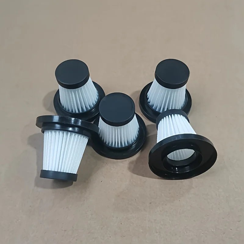 5Pcs Handheld Vacuum Replacement Filters Car & Home Mini Vacuum Filters,Trap Dust Hair Fine Particles, Maintain Powerful Suction