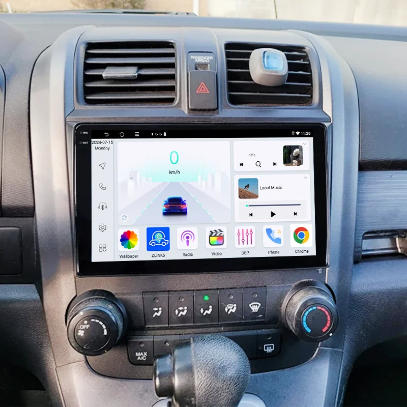 

9'' 4-64GB For Honda CRV 2006-2011 Car Radio QLED Screen Wireless Carplay Android 15 Auto Stereo Head Unit MP3 MP4