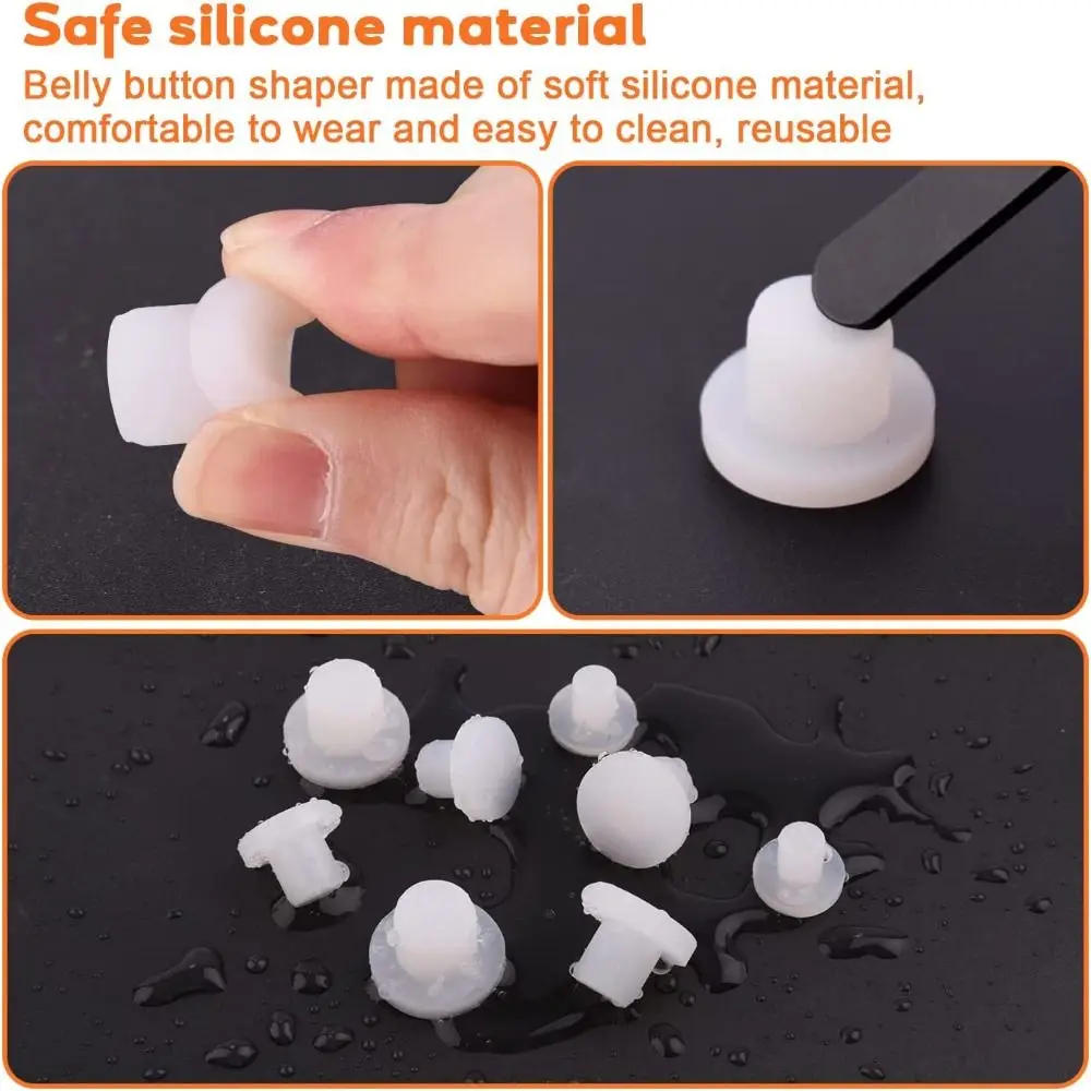 Silicone Navel Shaper Plug for Prevents Complete Closure of the Belly Button Help Healing After Tummy Tuck Easy to Clean