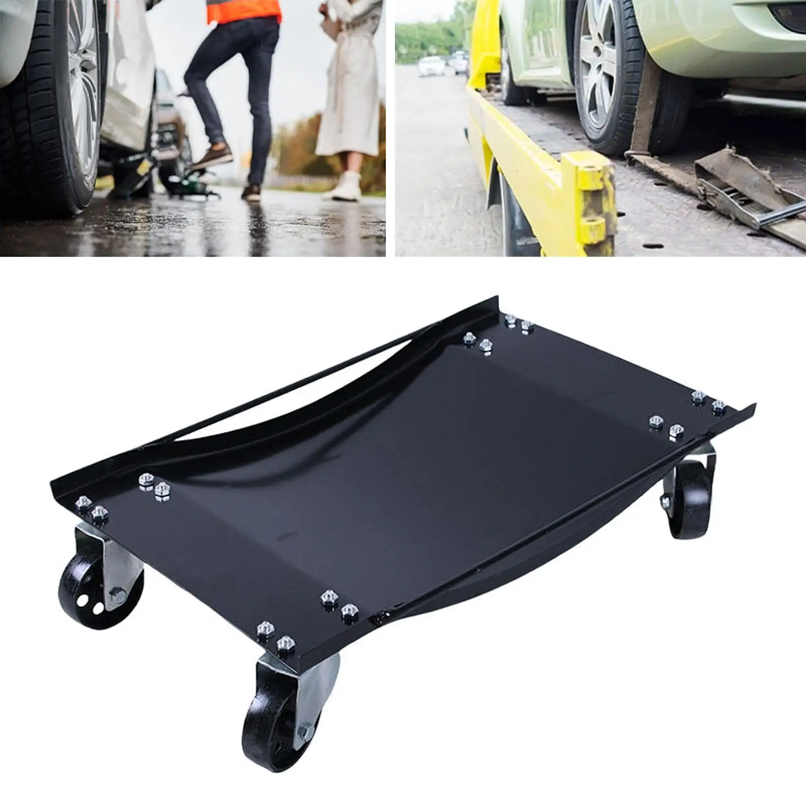 عجلة السيارة المتحركة دوللي المميزة المساعدة المتحركة الثقيلة سعة 1000 رطل لمحركات أثاث تخزين المركبات في ورشة العمل