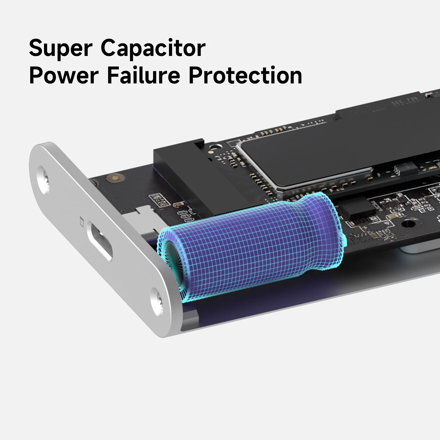 Hagibis M.2 NVMe SSD Enclosure with E-Ink Display 10Gbps Ink