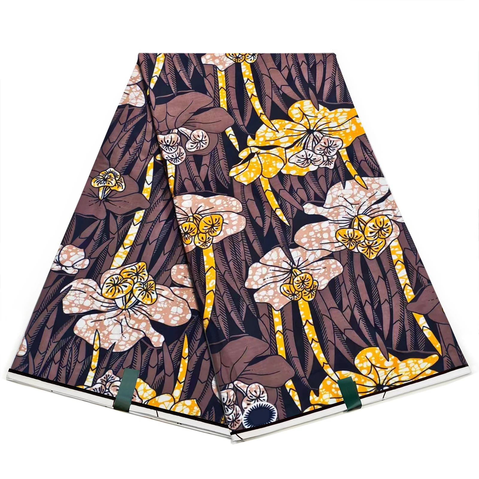Guaranteed Super Real Wax Print Batik African Fabric Dutch Dress 100% Cotton 6Yard Hollandais Soft Pagne DIY Materials VI9 image 4