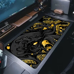 Large Mousepad Gamer Mousepads Keyboard Mat Xxl Desk Rug Octopus Monster Pc HD Desk Mats Company Oni Mouse Pad For Gift 90x40cm