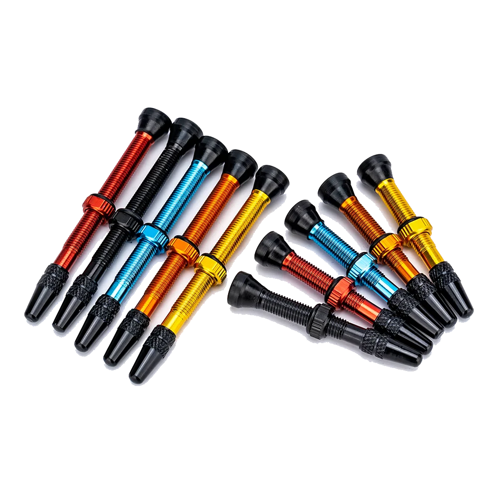 ZTTO 2PCS Aluminium Legierung MTB Fahrrad 40mm/60mm Tubeless Reifen F/V Presta Ventil für Mountain Road Fahrrad Tubeless Felge Reifen Core