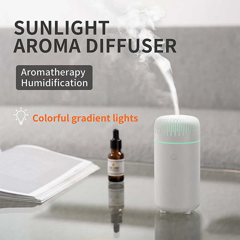 Difusor de aroma USB para carro, umidificador pequeno, óleo essencial, aromaterapia, névoa fria, casa, escritório