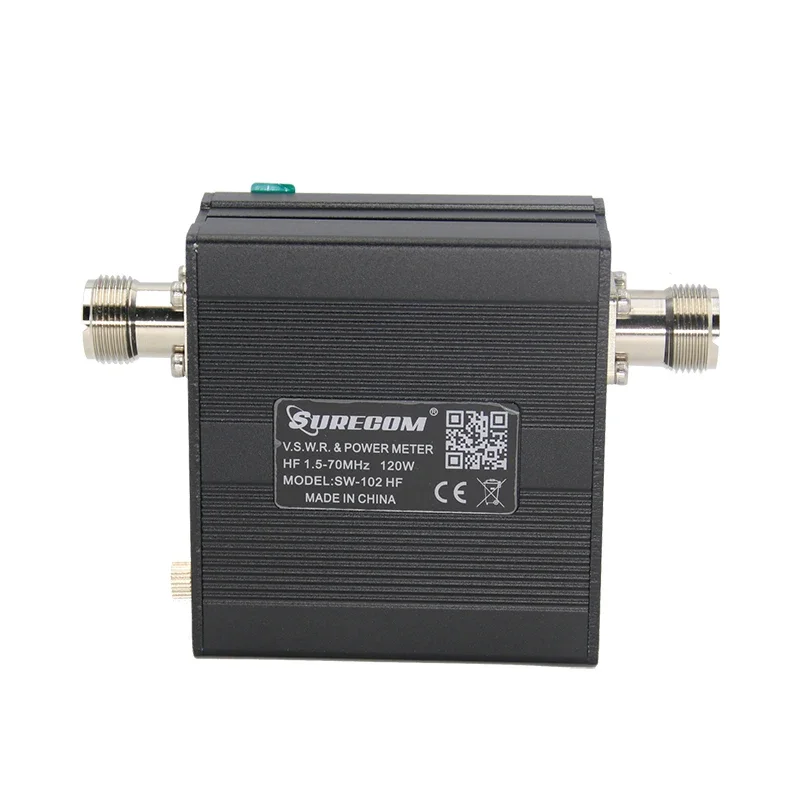 Surecom Φ Watt Meter 1,5-70 МГц 120 Вт, постоянное подключение ко всем функциям дисплея SW102HF, диапазон мощности радио