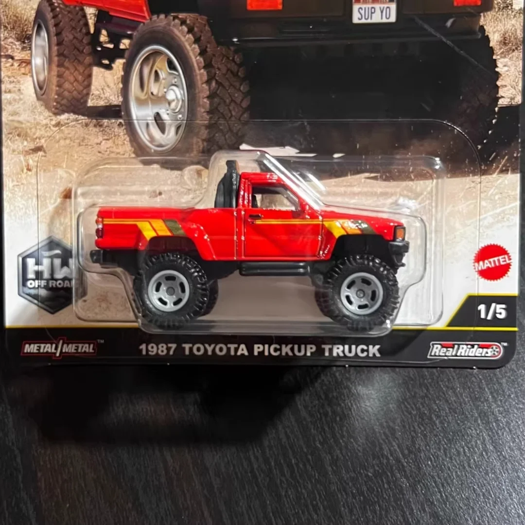 Hot Wheels Premium 2025 ثقافة السيارة HW Off Road 1987 TOYOTA PICK 1:64 مقياس دييكاست سبيكة نموذج تحصيل الأولاد اللعب الهدايا #2